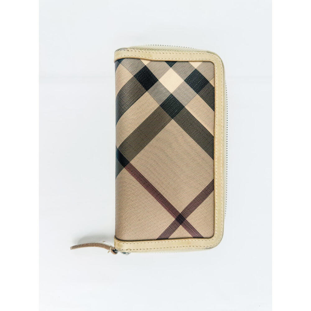 Burberry Nova Check Zip-Around Wallet Pre-Loved (Good Used Condition)